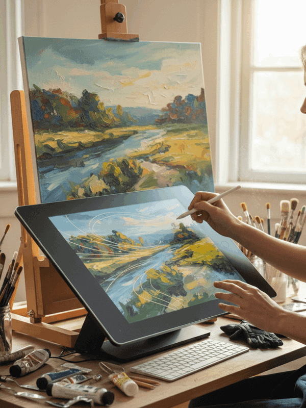 Art and Technology: From Pigment to Pixels 7 Art and Technology: From Pigment to Pixels