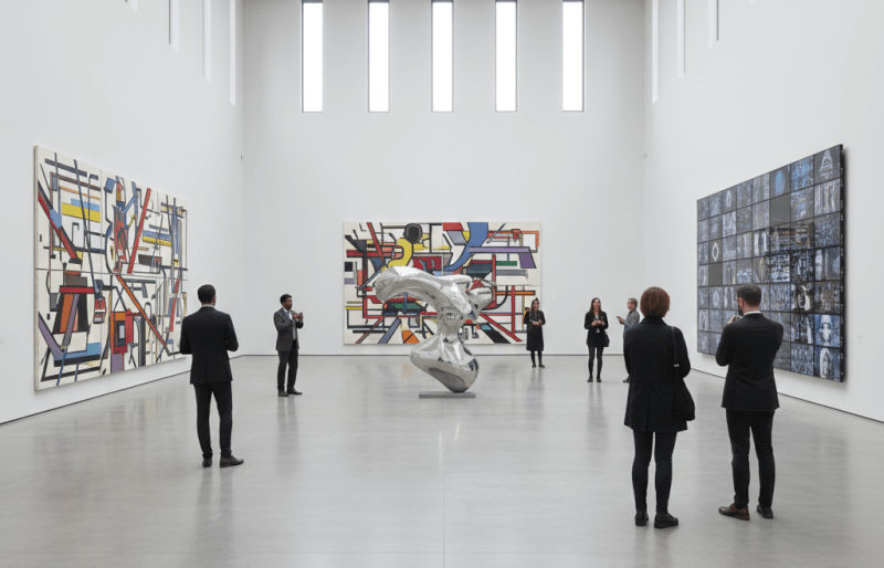 Contemporary art gallery art market