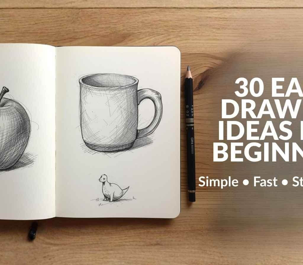 30 Easy Drawing Ideas for Beginners