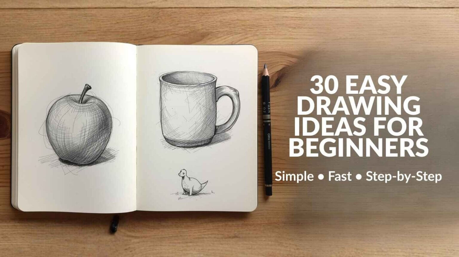 Easy Drawing Ideas for Beginners (Fast & Simple Step-by-Step Guide ...