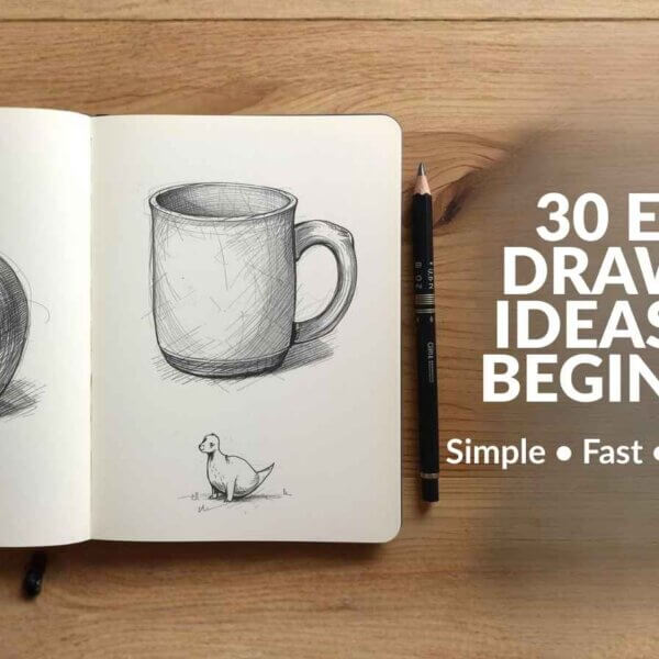 Easy Drawing Ideas for Beginners (Fast & Simple Step-by-Step Guide)