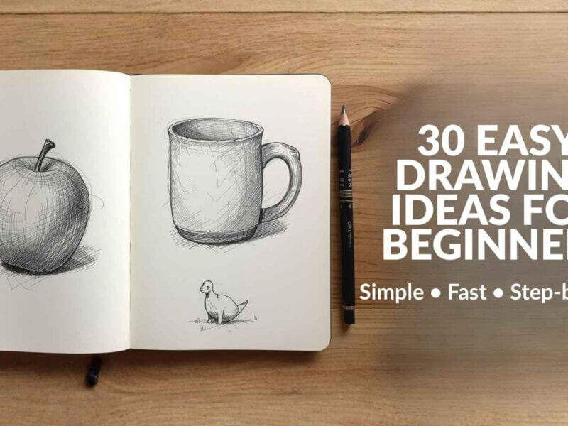 Easy Drawing Ideas for Beginners (Fast & Simple Step-by-Step Guide)