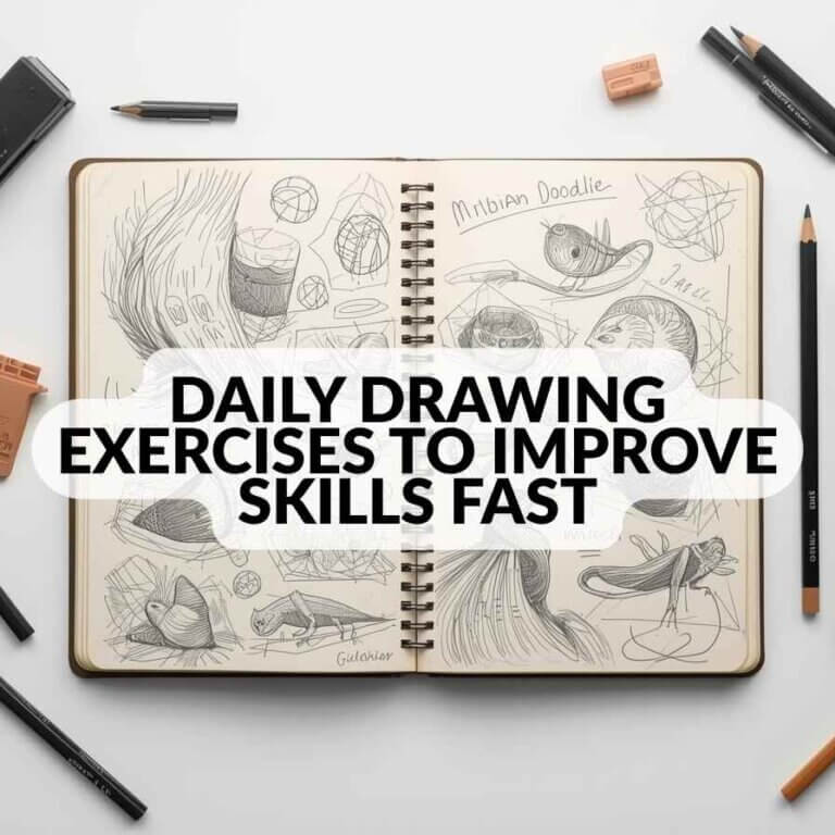 Daily Drawing Exercises to Improve Skills Fast (Step-by-Step Practice Guide)