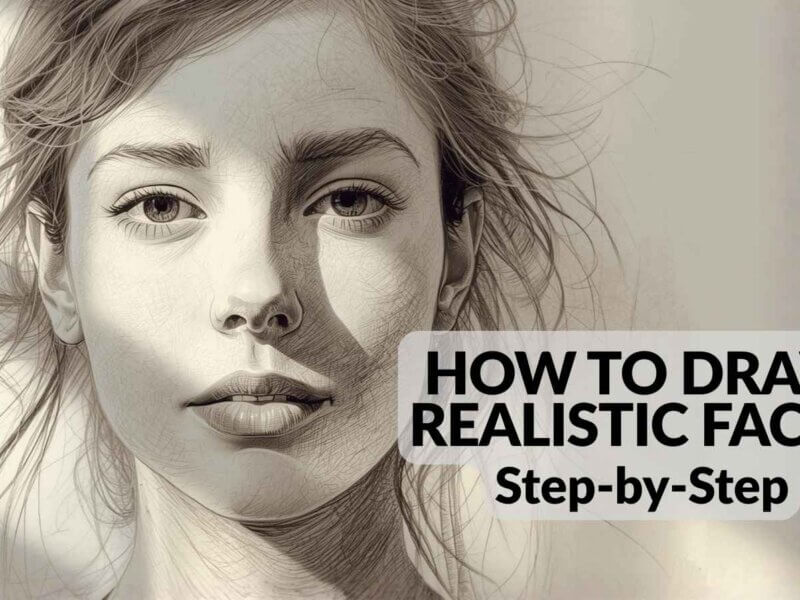 How to Draw Realistic Faces: Step-by-Step Guide for Beginners 3 How to Draw Realistic Faces: Step-by-Step Guide for Beginners