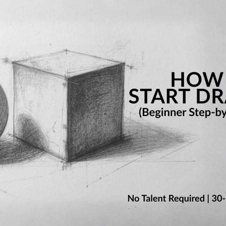 How to Start Drawing for Beginners (Complete Step-by-Step Guide)