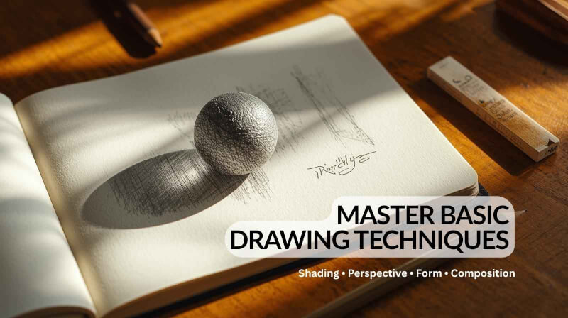 Basic Drawing Techniques Every Artist Should Know (Step-by-Step Beginner Guide) 1 Master Basic Drawing Techniques